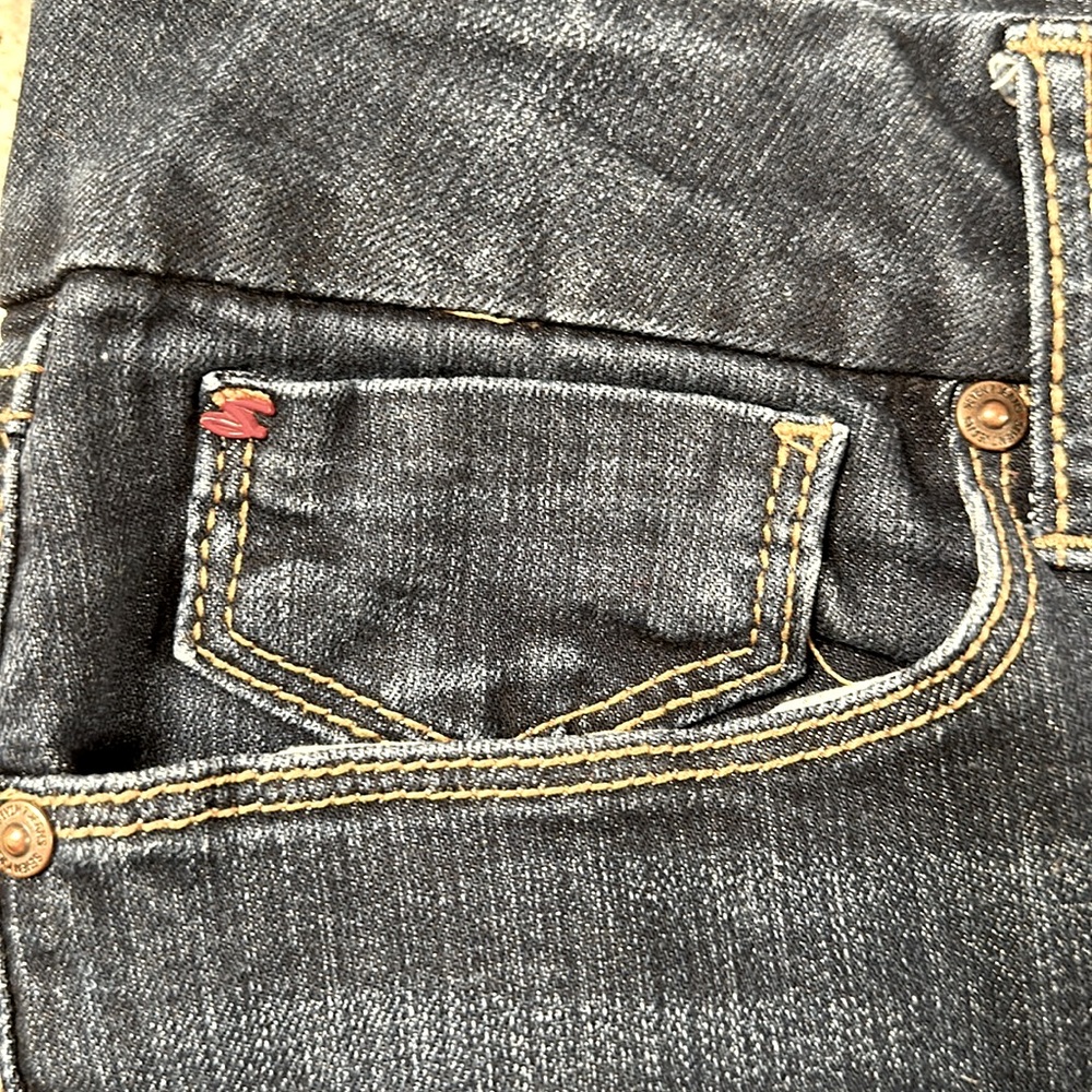 NWOT - SEVEN7 - Straight Leg Jeans Size 12 Embroidered Denim RN 109890 stretch - Picture 11 of 13
